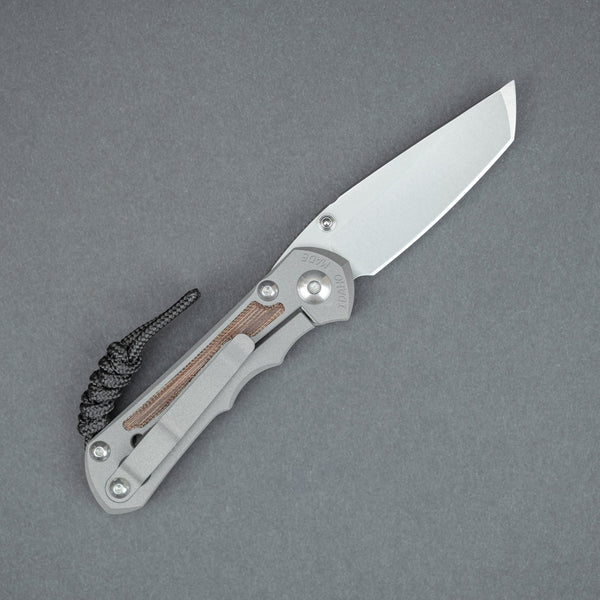 Chris Reeve Small Inkosi Tanto S45VN - Natural Canvas Micarta Inlay - URBAN EDC®