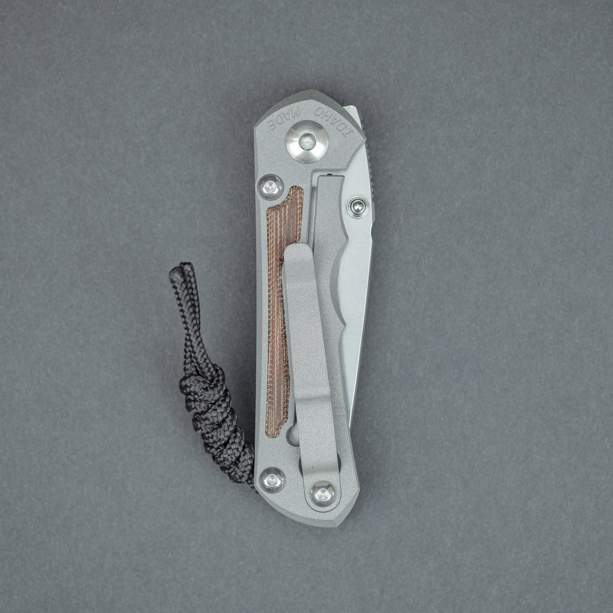 Chris Reeve Small Inkosi Tanto S45VN - Natural Canvas Micarta Inlay - URBAN EDC®