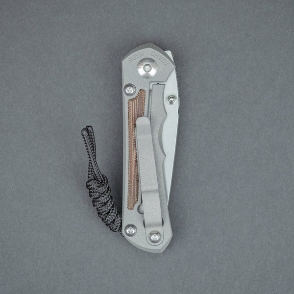 Chris Reeve Small Inkosi Tanto S45VN - Natural Canvas Micarta Inlay - URBAN EDC®