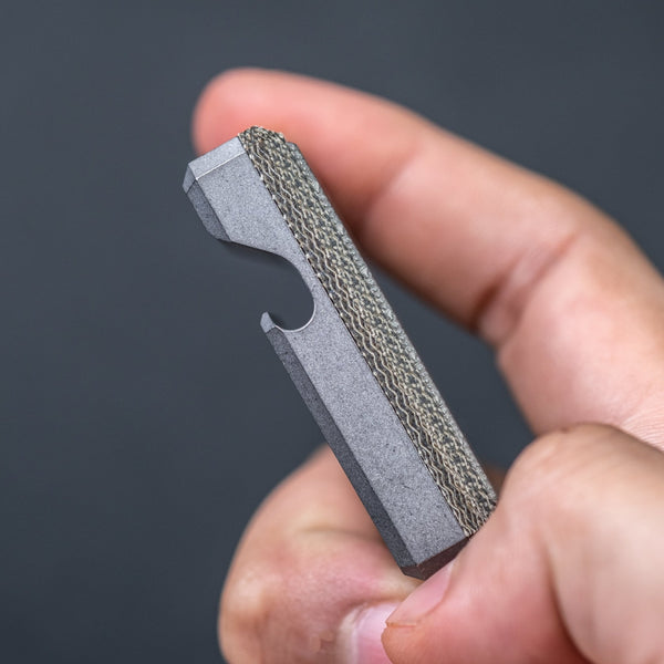 CrowGear Don't Worry Stone Titanium - Seigaiha Edition (Exclusive) - URBAN EDC®