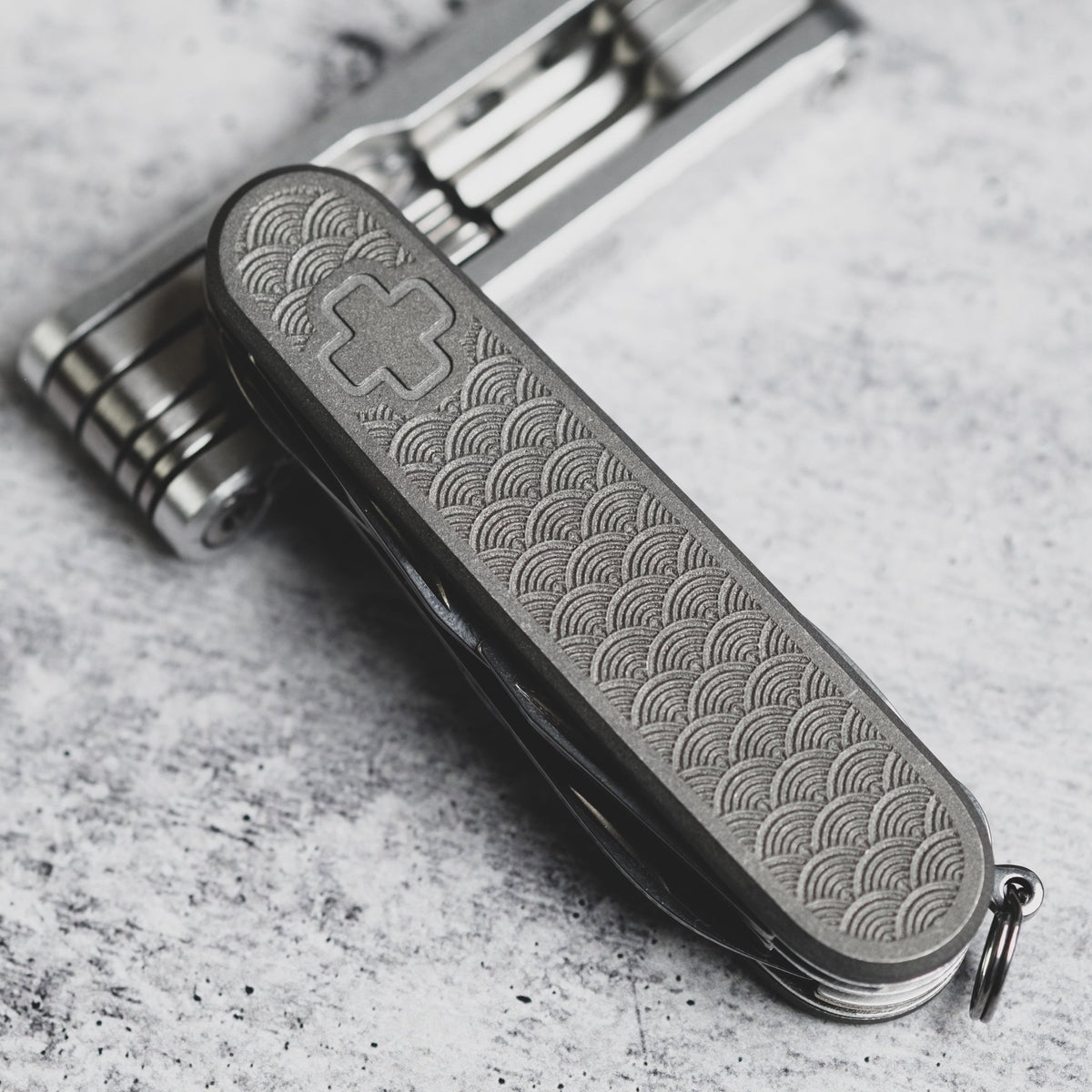 Daily Customs Super Tinker 91.2 Titanium - Seigaiha Scales (Exclusive) - URBAN EDC®