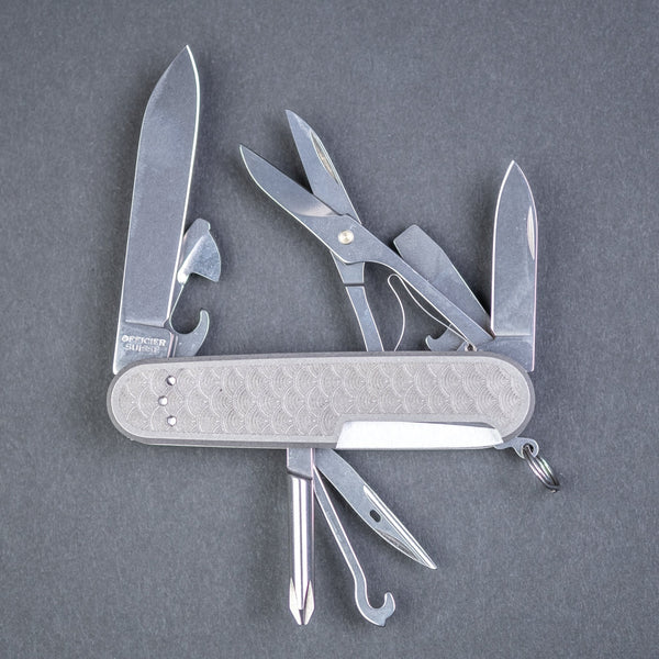 Daily Customs Super Tinker 91.2 Titanium - Seigaiha Scales (Exclusive) - URBAN EDC®