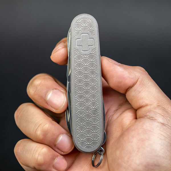 Daily Customs Super Tinker 91.2 Titanium - Seigaiha Scales (Exclusive) - URBAN EDC®