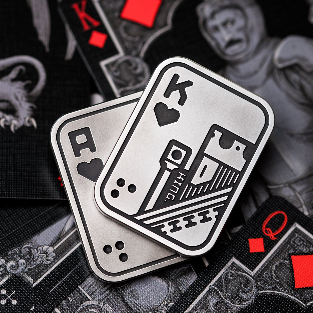 Lautie x URBAN Shuffle - Stainless Steel & Copper Seigaiha (Exclusive) - URBAN EDC®