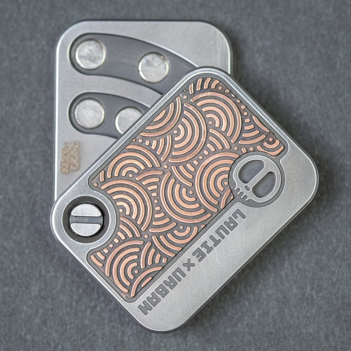 Lautie x URBAN Shuffle - Stainless Steel & Copper Seigaiha (Exclusive) - URBAN EDC®
