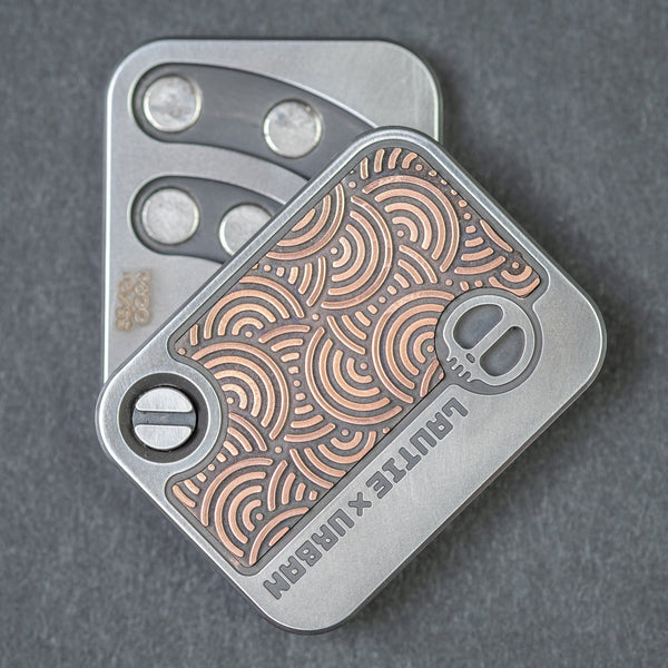 Lautie x URBAN Shuffle - Stainless Steel & Copper Seigaiha (Exclusive) - URBAN EDC®
