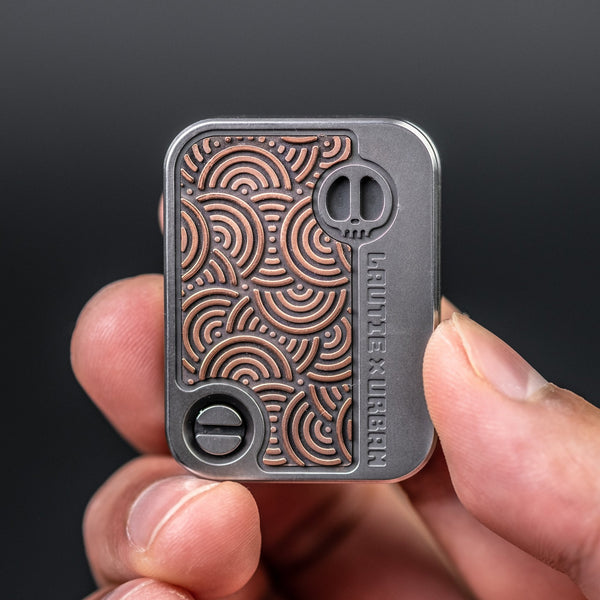 Lautie x URBAN Shuffle - Stainless Steel & Copper Seigaiha (Exclusive) - URBAN EDC®