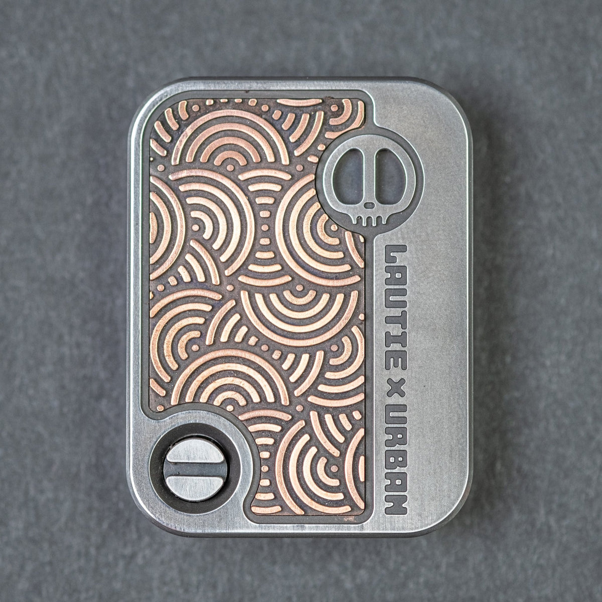 Lautie x URBAN Shuffle - Stainless Steel & Copper Seigaiha (Exclusive) - URBAN EDC®