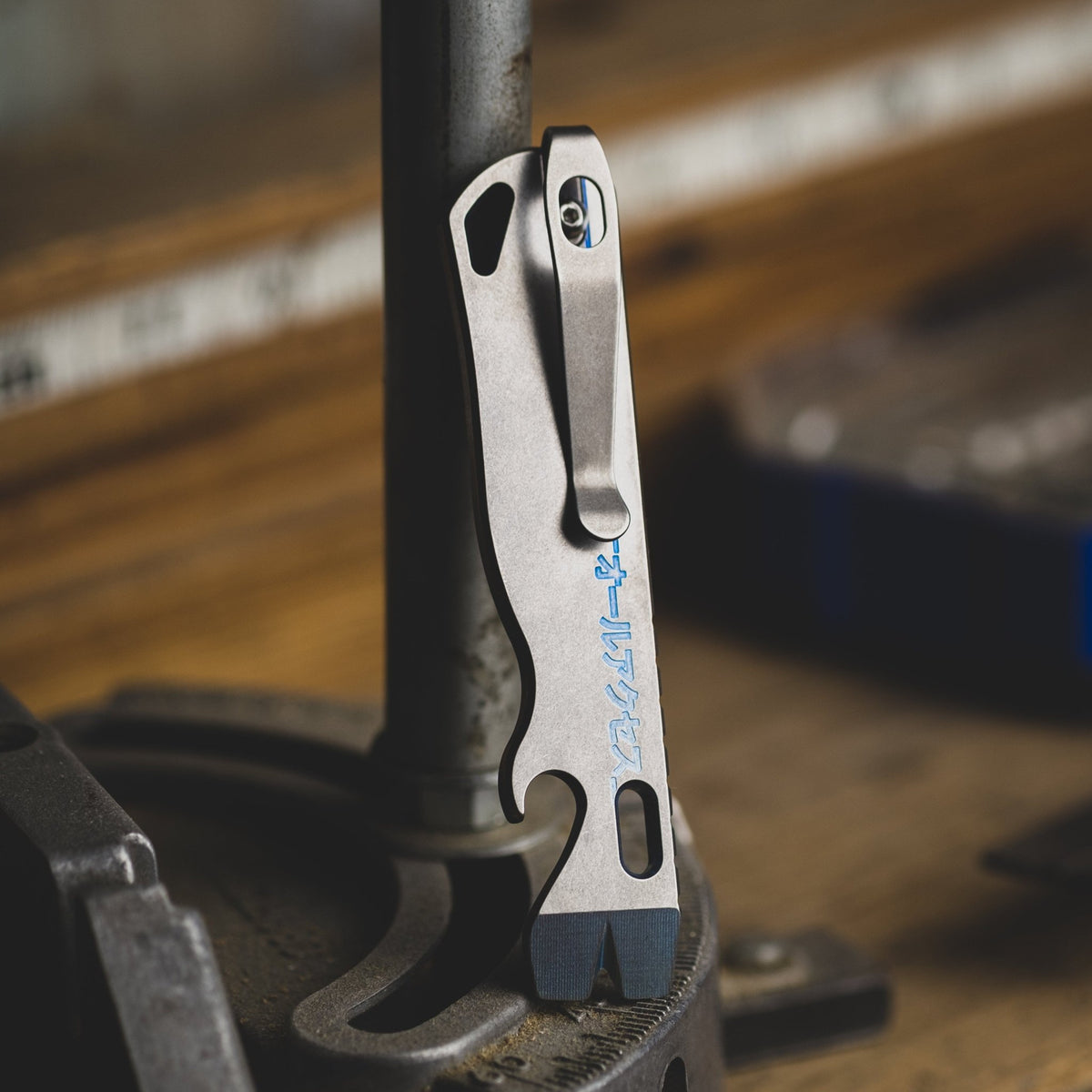Lynch Northwest All Access Pass V1.5 w/ Seigaiha Motif - Blue Titanium (Exclusive) - URBAN EDC®