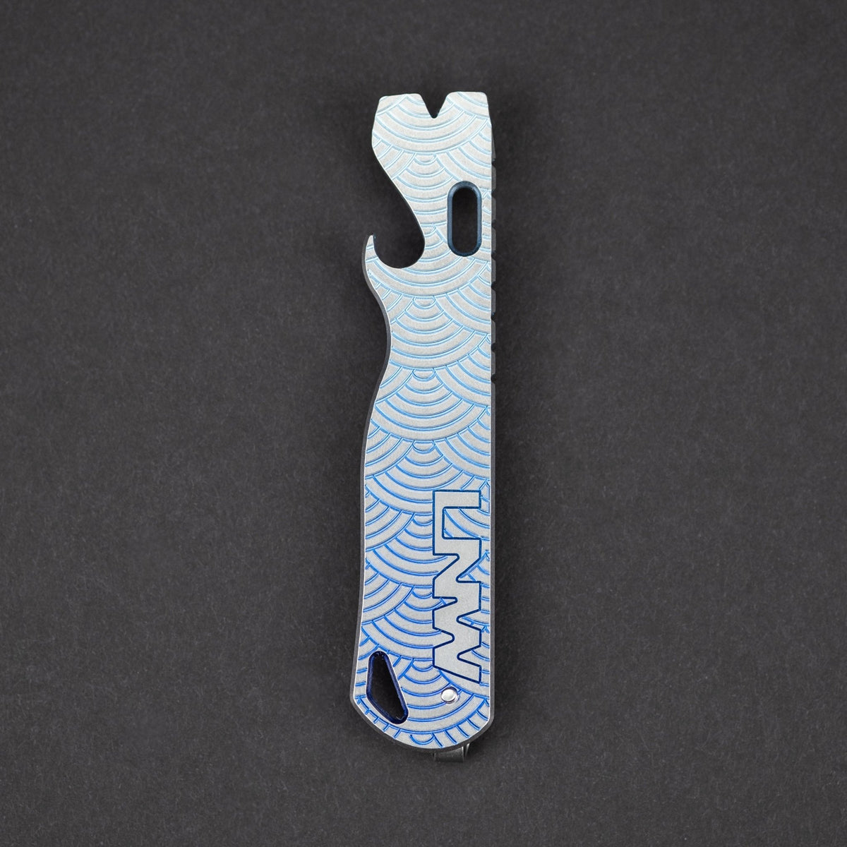 Lynch Northwest All Access Pass V1.5 w/ Seigaiha Motif - Blue Titanium (Exclusive) - URBAN EDC®