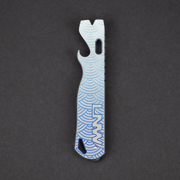 Lynch Northwest All Access Pass V1.5 w/ Seigaiha Motif - Blue Titanium (Exclusive) - URBAN EDC®