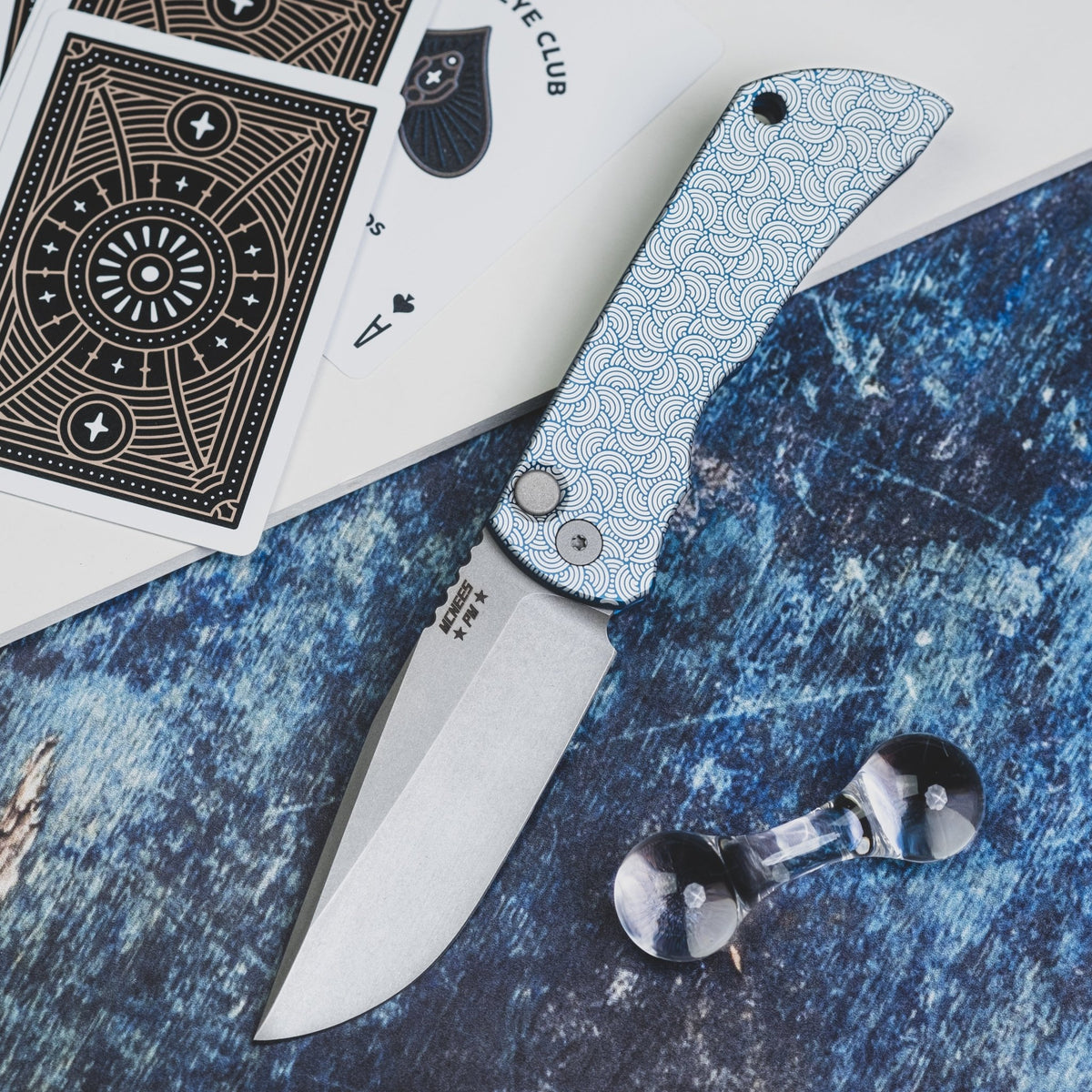 McNees Knives MAC 3.5 Automatic - Seigaiha (Exclusive) - URBAN EDC®