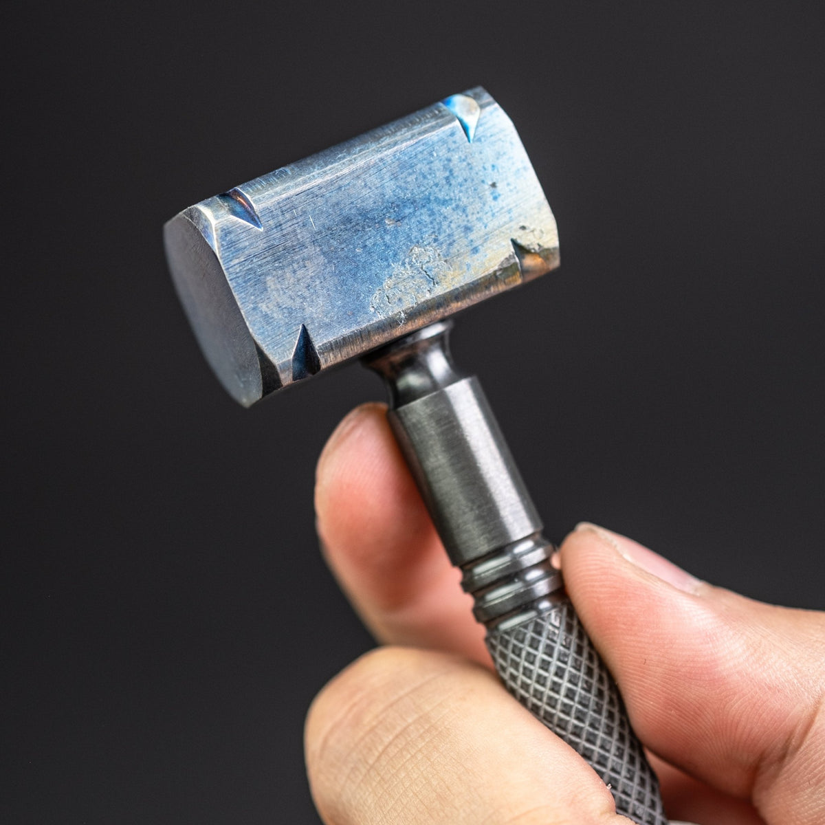 Ober Metal Works Square Head Hammer Keychain - Zirconium & Titanium - URBAN EDC®