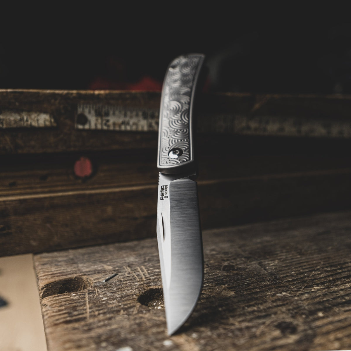 Peña X Series Front Flipper Trapper - WKRMN Seigaiha (Exclusive) - URBAN EDC®