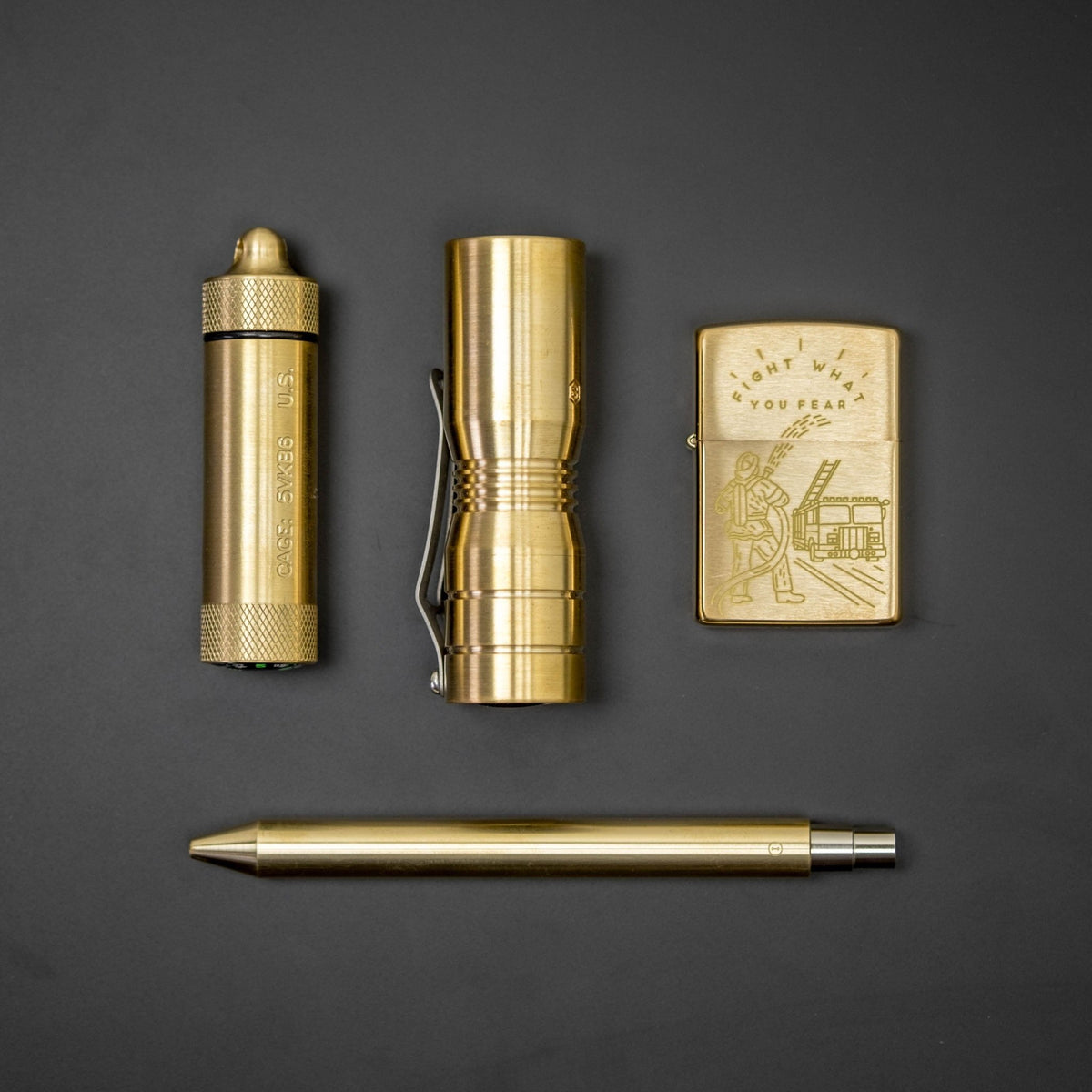 Sinner Customs Tri - EDC - Brass (Custom) - URBAN EDC®