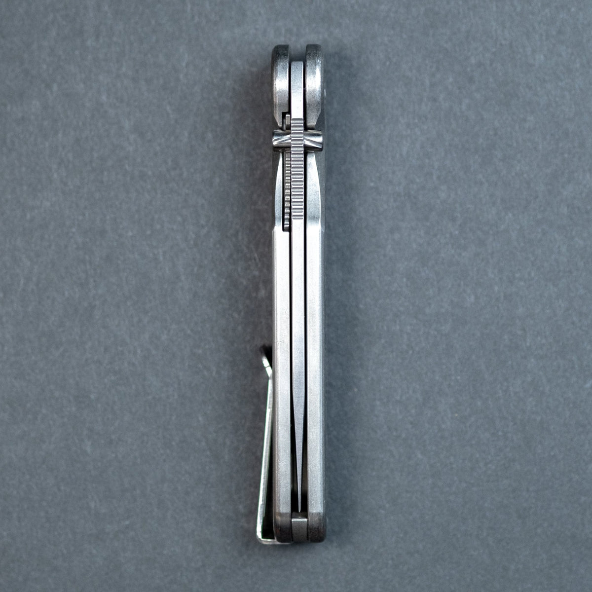 Tactile Knife Co. Rockwall Thumbstud - Modern - Seigaiha Engraved Titanium (Exclusive) - URBAN EDC®