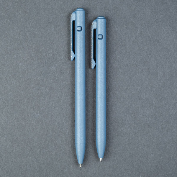Tactile Turn Slim Side Click Pen - Seigaiha Cerakoted Titanium - URBAN EDC®