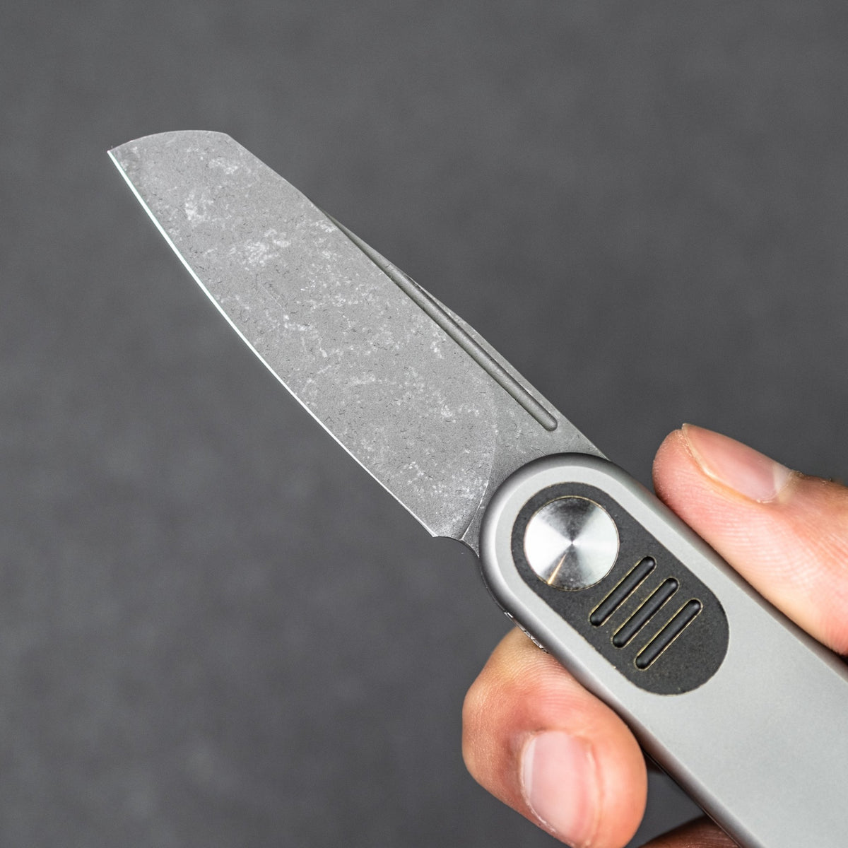 URBAN Baby Barlow - Titanium w/ Antiqued Bronze Inlay - URBAN EDC®