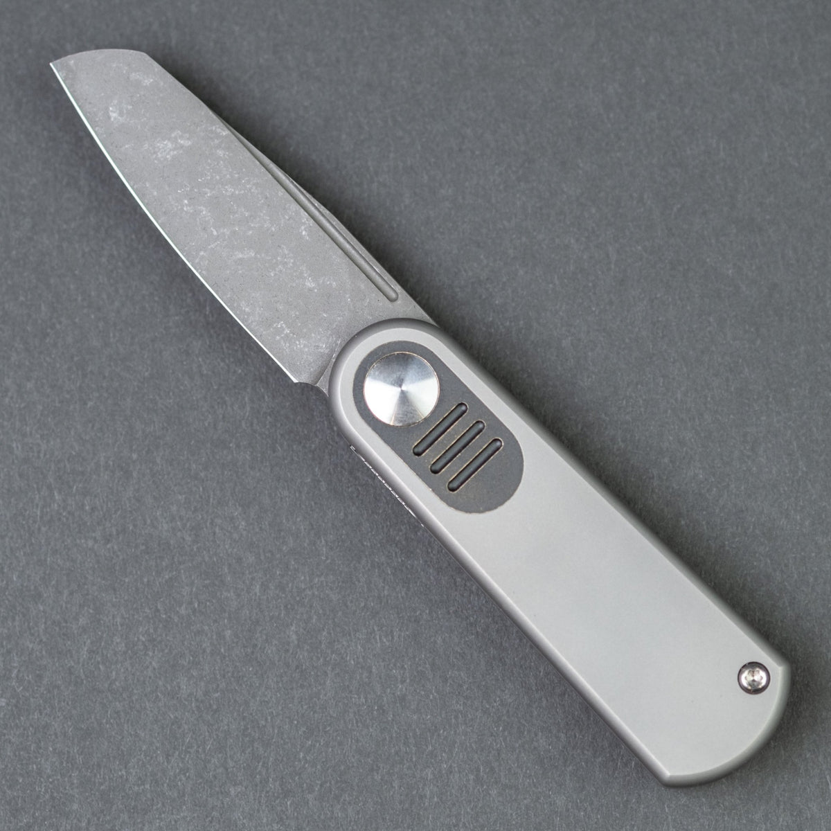 URBAN Baby Barlow - Titanium w/ Antiqued Bronze Inlay - URBAN EDC®