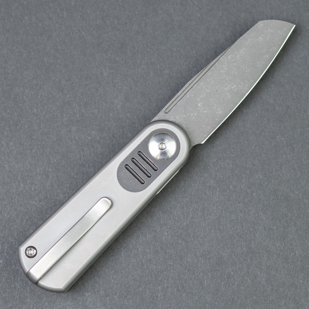 URBAN Baby Barlow - Titanium w/ Antiqued Bronze Inlay - URBAN EDC®
