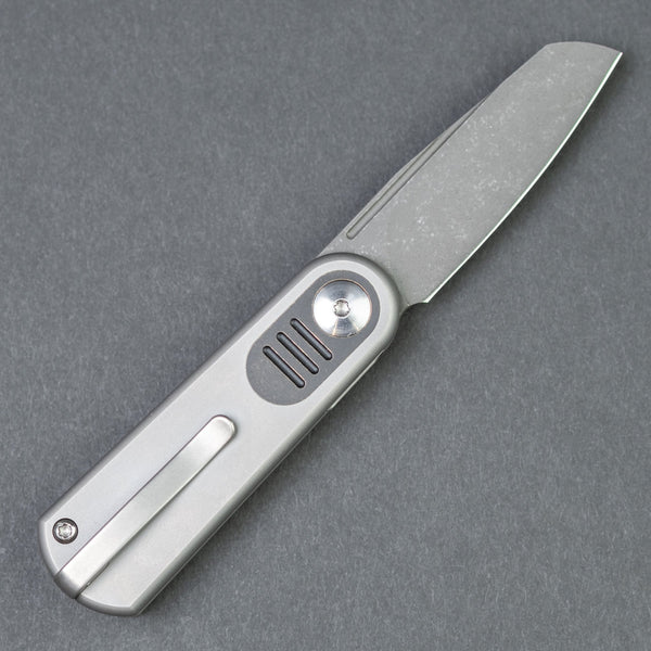 URBAN Baby Barlow - Titanium w/ Antiqued Bronze Inlay - URBAN EDC®