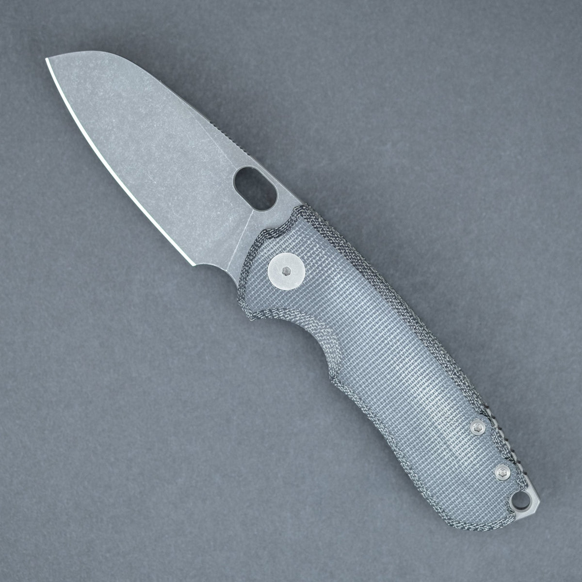 URBAN F5.5 - Black Micarta w/ Acid - Etched M390 Blade - URBAN EDC®