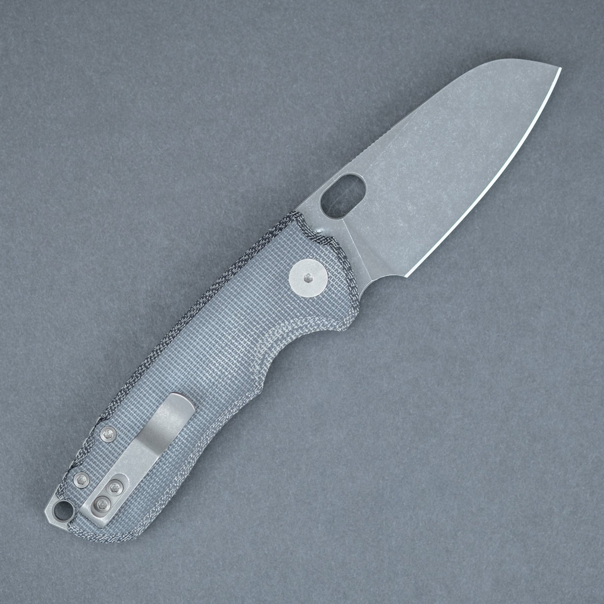 URBAN F5.5 - Black Micarta w/ Acid - Etched M390 Blade - URBAN EDC®