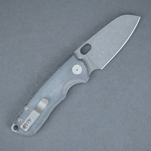 URBAN F5.5 - Black Micarta w/ Acid - Etched M390 Blade - URBAN EDC®