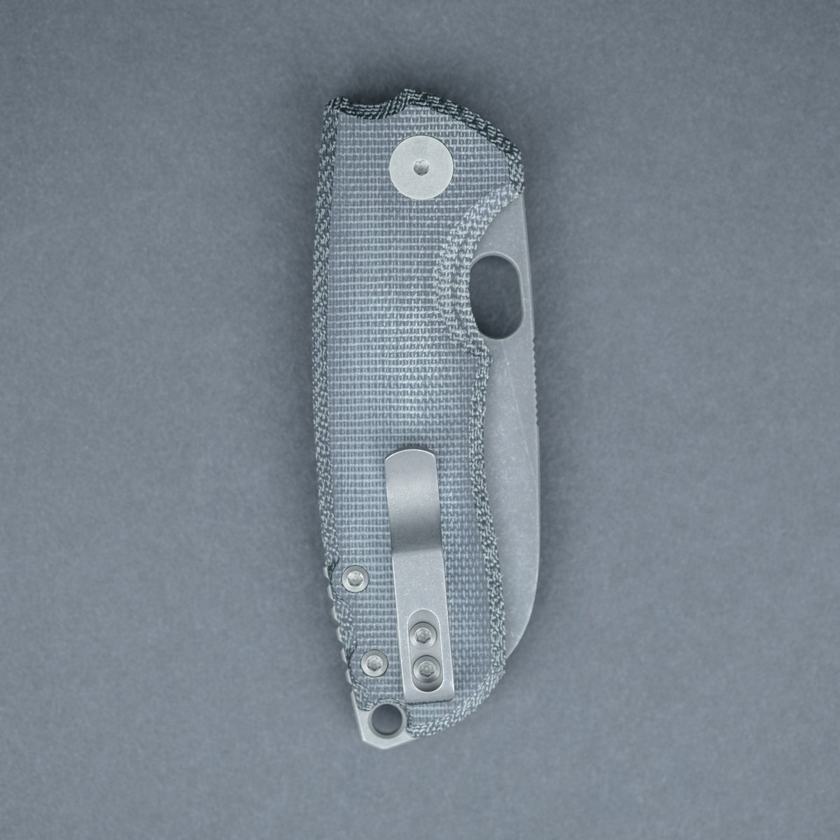 URBAN F5.5 - Black Micarta w/ Acid - Etched M390 Blade - URBAN EDC®