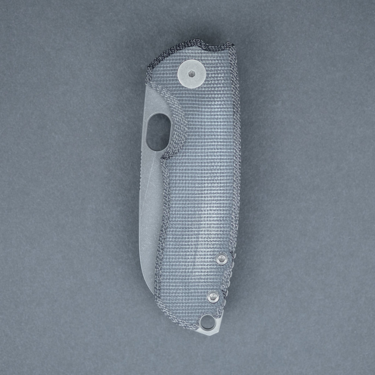 URBAN F5.5 - Black Micarta w/ Acid - Etched M390 Blade - URBAN EDC®