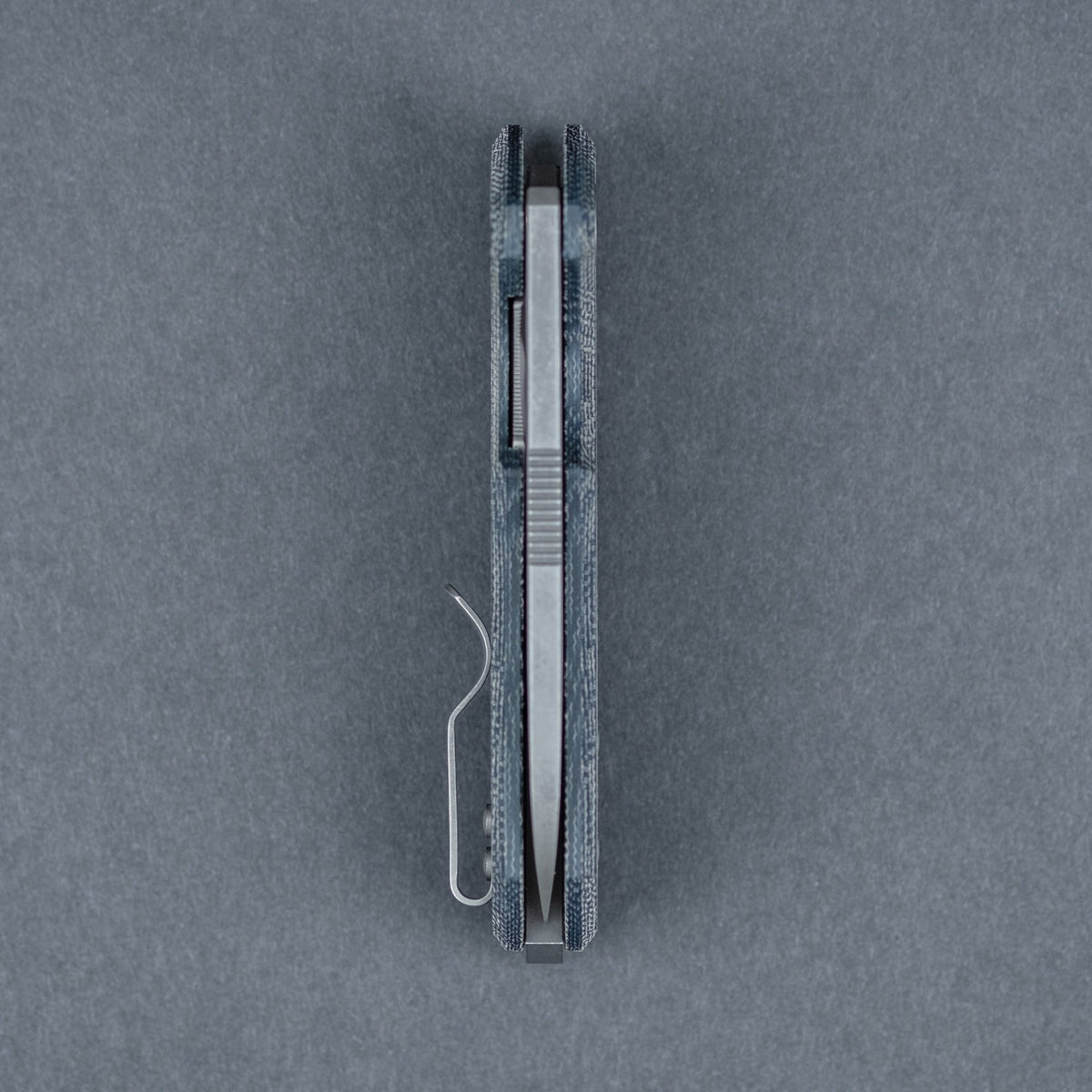 URBAN F5.5 - Blue Denim Micarta w/ Acid - Etched M390 - URBAN EDC®