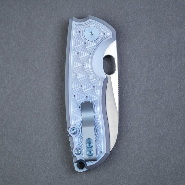 URBAN F5.5 - Blurple Titanium w/ Seigaiha Motif (Exclusive) - URBAN EDC®