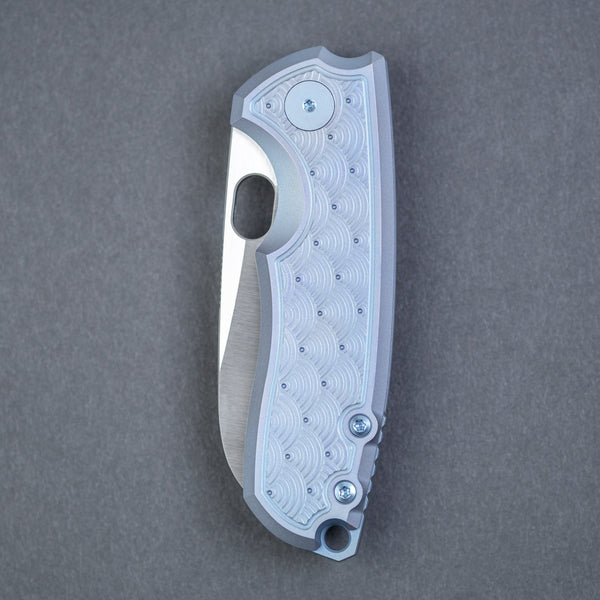 URBAN F5.5 - Blurple Titanium w/ Seigaiha Motif (Exclusive) - URBAN EDC®