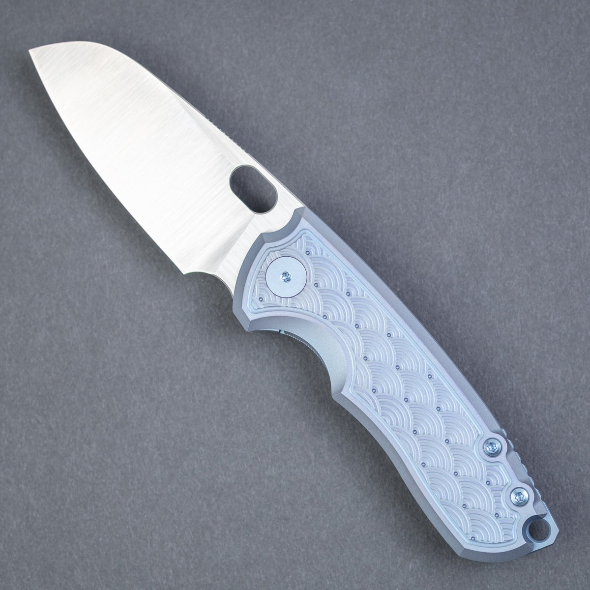URBAN F5.5 - Blurple Titanium w/ Seigaiha Motif (Exclusive) - URBAN EDC®