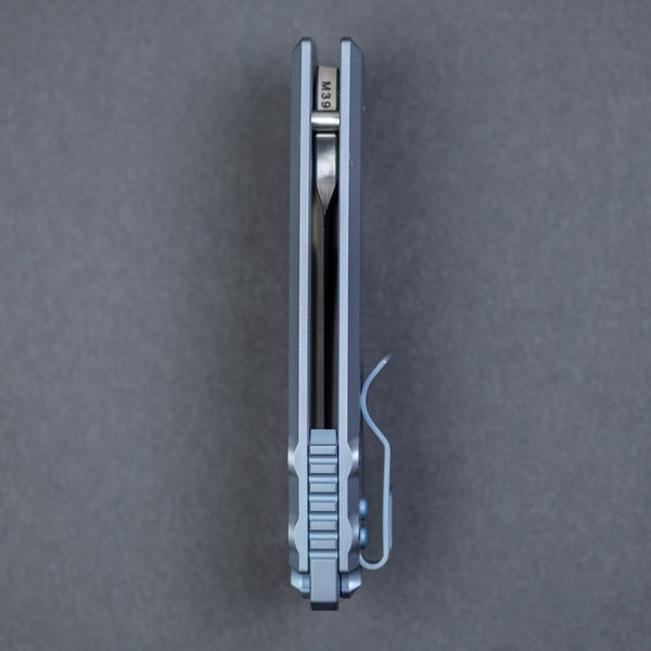 URBAN F5.5 - Blurple Titanium w/ Seigaiha Motif (Exclusive) - URBAN EDC®