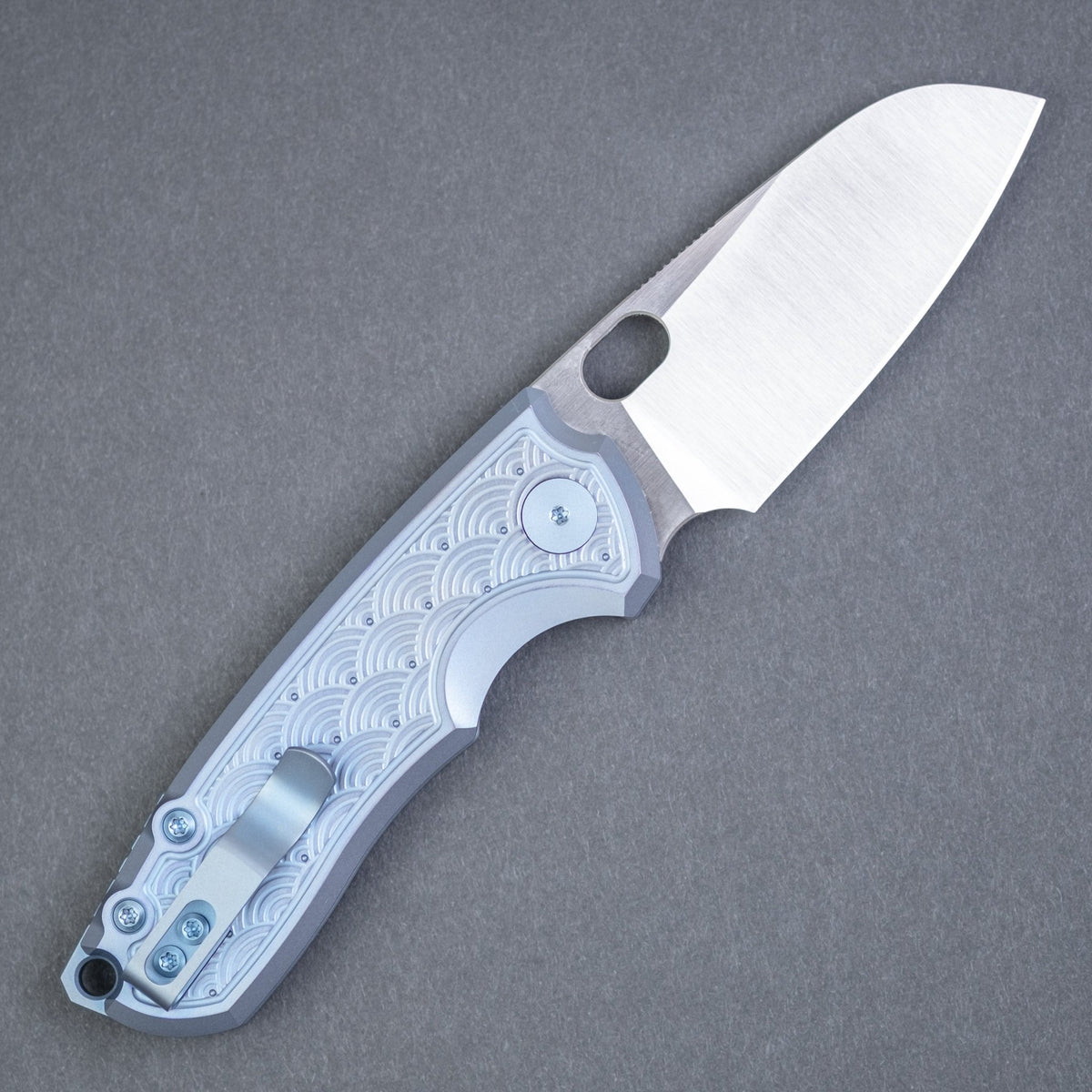 URBAN F5.5 - Blurple Titanium w/ Seigaiha Motif (Exclusive) - URBAN EDC®