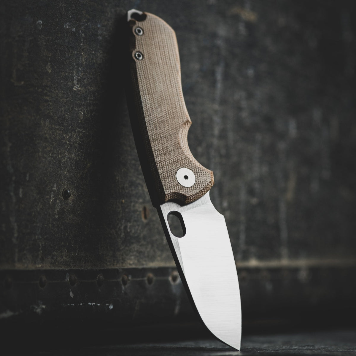 URBAN F5.5 - Brown Micarta & Satin Magnacut - URBAN EDC®