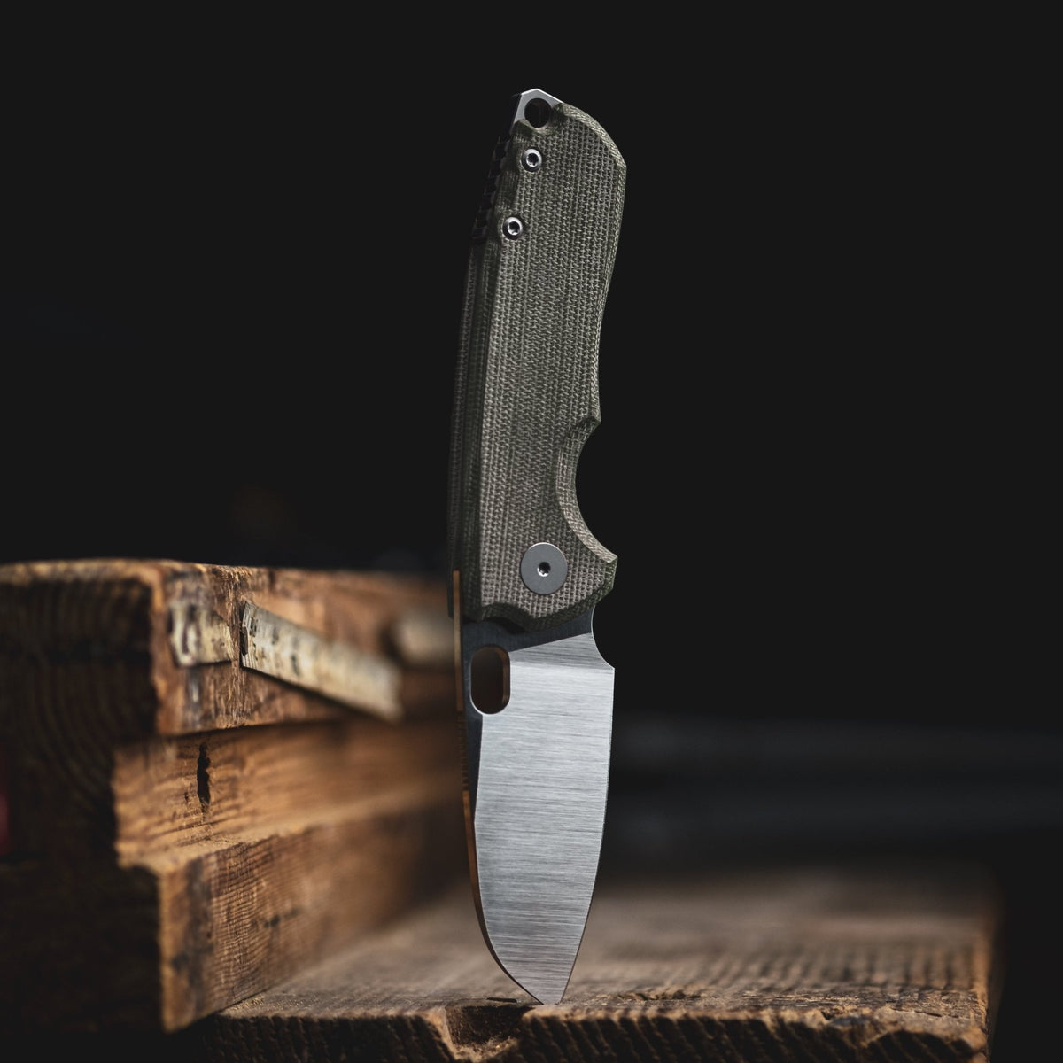 URBAN F5.5 - Green Micarta & M390 - URBAN EDC®