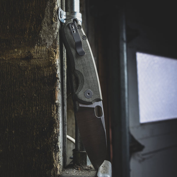 URBAN F5.5 - Green Micarta & M390 - URBAN EDC®