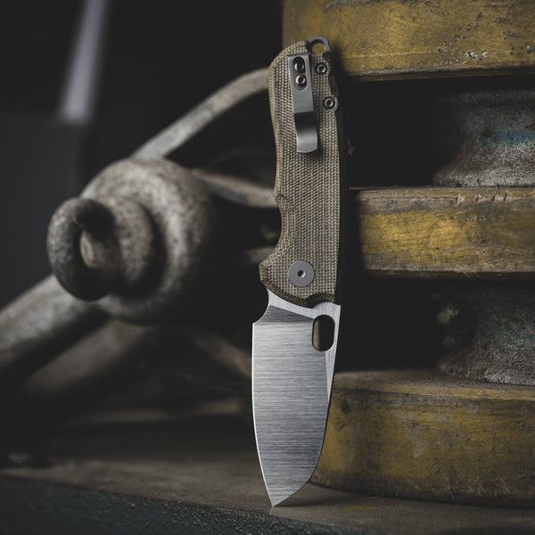 URBAN F5.5 - Green Micarta & M390 - URBAN EDC®