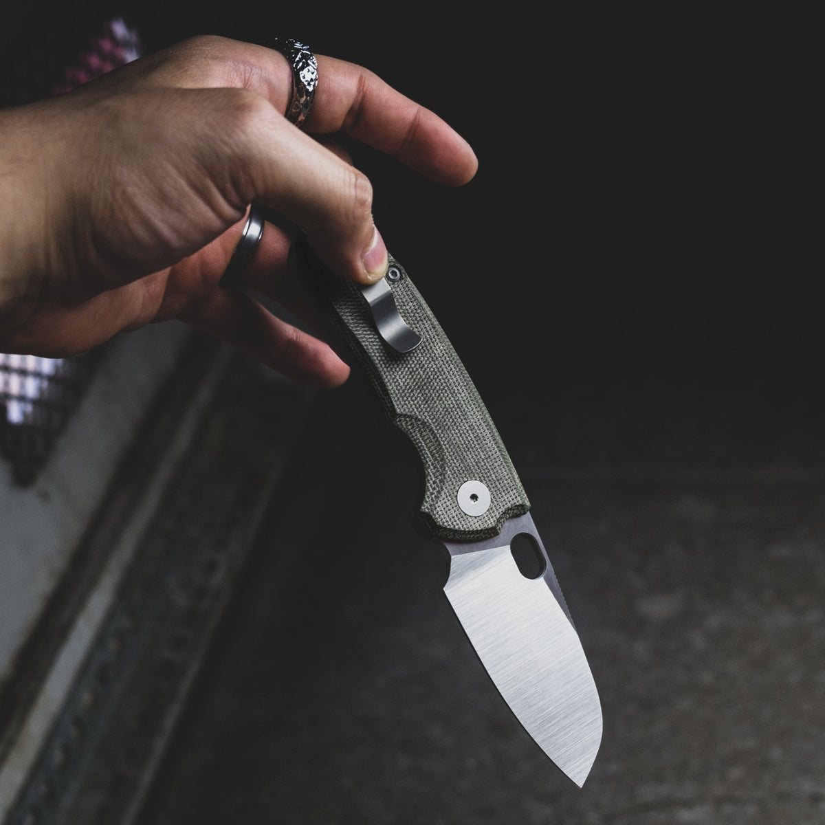 URBAN F5.5 - Green Micarta & M390 - URBAN EDC®