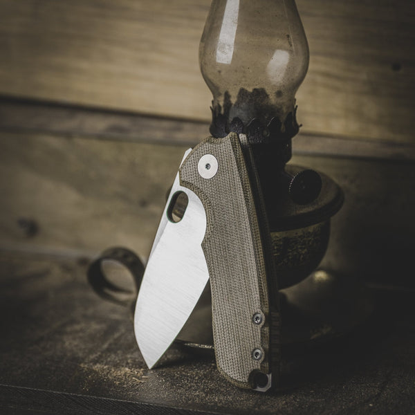 URBAN F5.5 - Green Micarta & M390 - URBAN EDC®