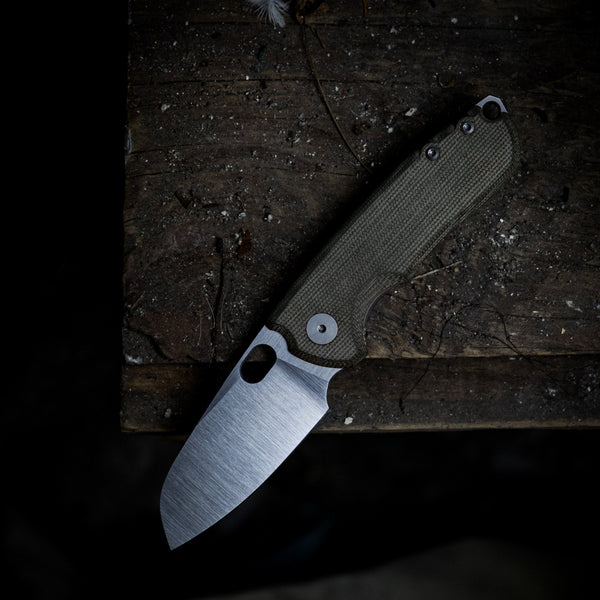 URBAN F5.5 - Green Micarta & M390 - URBAN EDC®