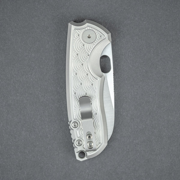 URBAN F5.5 - M390 & Titanium w/ Seigaiha Motif (Exclusive) - URBAN EDC®