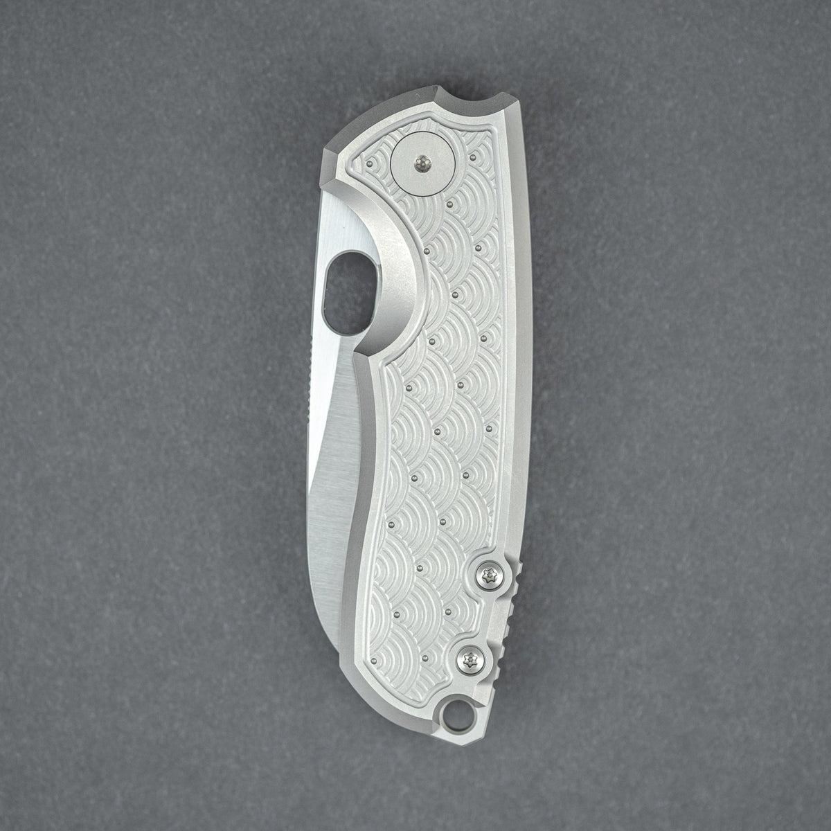 URBAN F5.5 - M390 & Titanium w/ Seigaiha Motif (Exclusive) - URBAN EDC®