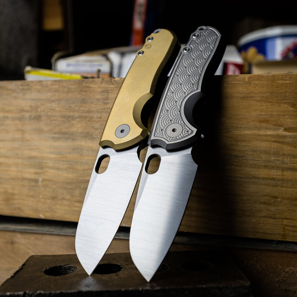 URBAN F5.5 - M390 & Titanium w/ Seigaiha Motif (Exclusive) - URBAN EDC®
