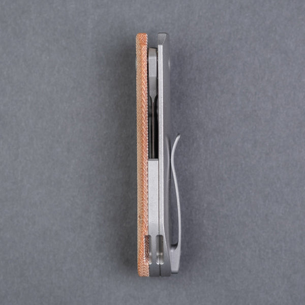 URBAN Micro Shrike - Brown Micarta - URBAN EDC®