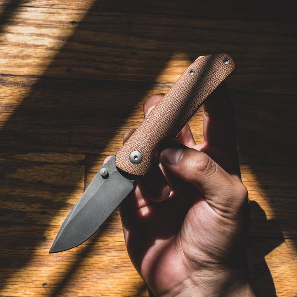 URBAN Micro Shrike - Brown Micarta - URBAN EDC®