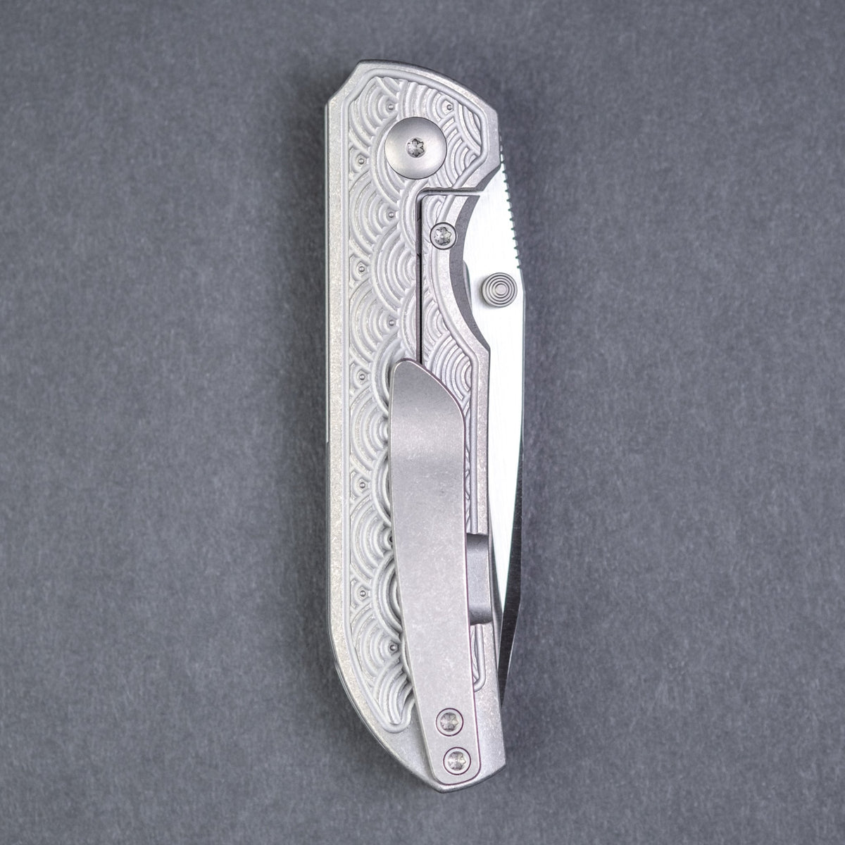 URBAN Micro Shrike - Titanium Seigaiha - URBAN EDC®