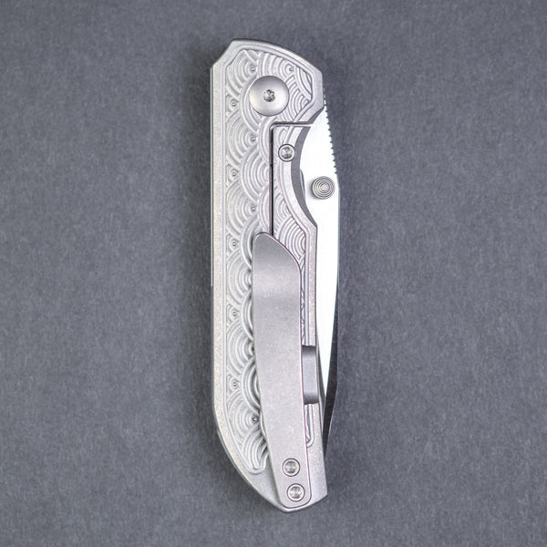 URBAN Micro Shrike - Titanium Seigaiha - URBAN EDC®